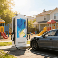 Chargeur rapide commercial 60KW 80KW 120KW pour véhicules électriques – Borne de recharge DC pour VE