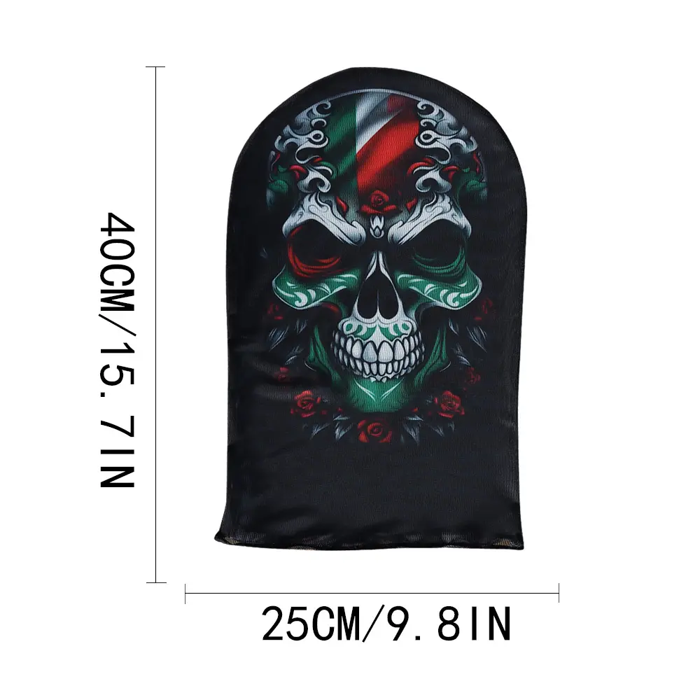 Máscara de rosto completo em 3D personalizada Kanye West Shiest ski balaclava estilo Hood desenho fashion 100% poliéster