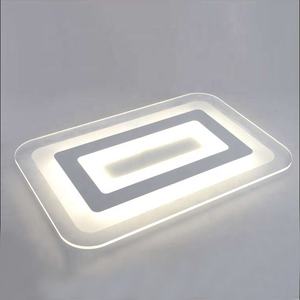 Lámpara de techo de dormitorio de sala de estar moderna de nuevo diseño, luz de panel de techo led de aluminio regulable empotrada redonda - Product Image 2