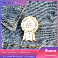 Badge en alliage émaillé amusant à faire soi-même, en laiton moulé, pour la publicité et les anniversaires, médaille, épinglette, certificat, broche