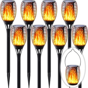 <span class=keywords><strong>Torche</strong></span> de <span class=keywords><strong>jardin</strong></span> scintillante à flamme solaire veilleuse à flamme LED pour l'extérieur - Product Image 1
