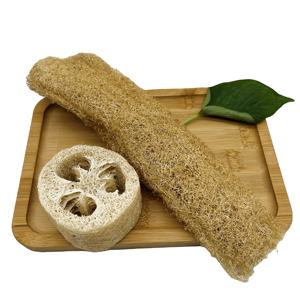 Esponjas de loofah orgânica, grande banho de chuveiro esfoliante luffa purificadores corporais - Product Image 4