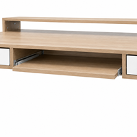 Bureau de jeu ergonomique RGB, bureau de joueur électrique réglable en hauteur avec support pour clavier pour une configuration de jeu professionnelle