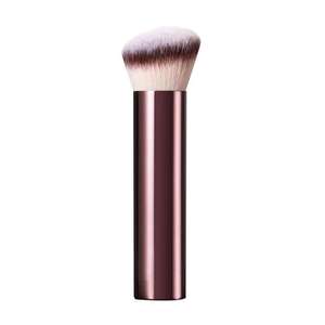 Hg <b>Makeup</b> Brush Angled Flat Head Foundation Brush Synthetic Bristles Metal Handle Face Application - Product Image 1