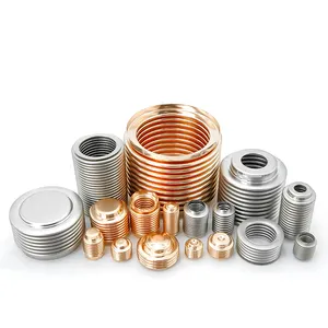 China Factory Supplier Brass/vacuum/copper/stainless Steel/bronze Bellows Pipe Fittings For Pressure Temperature Controller