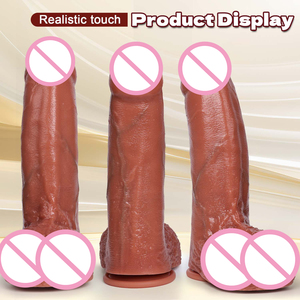 Realistico Dildo Gigante Giocattoli Sessuali in Silicone a Doppio Strato Dildo Enorme Realistico Stimolatore Punto G per Donne Coppie Massaggio - Product Image 5