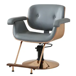 HG-A133 顺德沙龙家具 cadeira cabeleireiro 古董 barberia 红色 barber 椅
