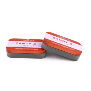Hot sale high quality custom indented small square box candy gift box