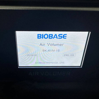 BIOBASE CHINA Balomètre en acier inoxydable pour la mesure du volume et du débit d'air, avec capteur de débit d'air intégré, OEM pour salle blanche