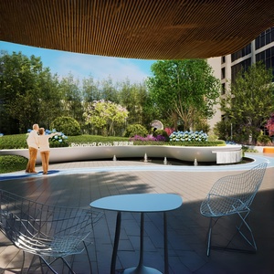 تصميم المناظر الطبيعية لمجمعات الشقق، تخطيط المساحات الخضراء في الساحات وممرات المشاة - Product Image 6