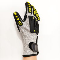 Gants de travail industriels en TPR HPPE, résistants aux coupures, de protection, pour la construction, gants de sécurité pour mécaniciens, gants anti-impact