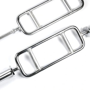 OEM Deportes Chrome Entrenamiento Fitness personalizado Inteligente Fijo Levantamiento de pesas Gimnasio Squat Bar - Product Image 2