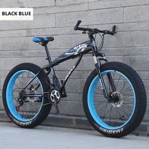 Bicicleta de Montaña de 26 Pulgadas y 24 Pulgadas para Adultos, 21 Velocidades, Frenos de Disco Dobles, Neumáticos Gruesos, Acero con Alto Contenido de Carbono, Suspensión con Absorción de Impactos - Product Image 3