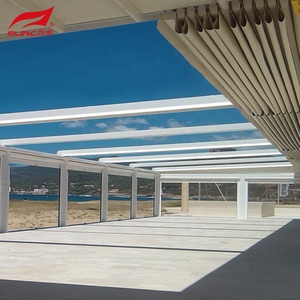 Pérgola impermeable para exteriores, pérgola con techo retráctil motorizado bioclimático, <span class=keywords><strong>8x8</strong></span> - Product Image 4