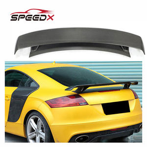 Aileron arrière en fibre de carbone pour <span class=keywords><strong>Audi</strong></span> <span class=keywords><strong>TT</strong></span> TTS TTR Upgrade Carbon <span class=keywords><strong>MK2</strong></span> Spoiler Kit <span class=keywords><strong>Audi</strong></span> <span class=keywords><strong>TT</strong></span> 2008 + Style <span class=keywords><strong>MK2</strong></span> - Product Image 1
