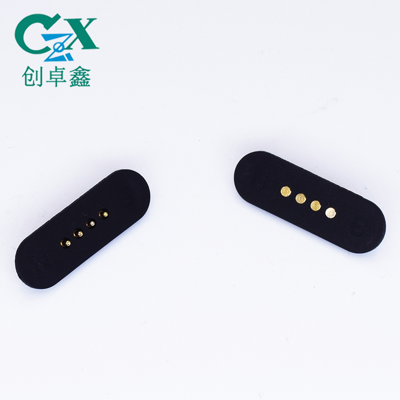 Высококачественный 2-контактный 4-контактный серия PCB DC Магнитный pogo контактный разъем