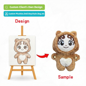 Custom Plush <strong>Toy</strong> Doll Make Stuffed Glasses Overalls Girl Trending Items in Cultural and Creative Stores Custom Plushie <strong>Dog</strong> <strong>Toy</strong> - Product Image 2