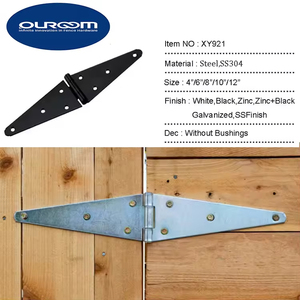 Cerniera a Cinghia <span class=keywords><strong>in</strong></span> <span class=keywords><strong>Acciaio</strong></span> Inossidabile da 8 Pollici, Moderna e Resistente, <span class=keywords><strong>per</strong></span> <span class=keywords><strong>Cancelli</strong></span> <span class=keywords><strong>in</strong></span> Legno, Uso Esterno, Durevole - Product Image 4