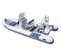Ce Deep V Patrol DL650 680 32ft coque en aluminium de haute qualité bateau de pêche avec console centrale
