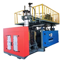 Fabricant de machines de fabrication de bidons en plastique de 25 litres, machine de soufflage de bouteilles à deux stations, machine de soufflage de bouteilles de 36 kW