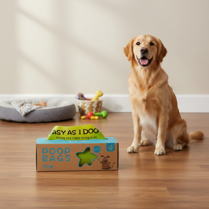 Sacs à déjections canines compostables et biodégradables, écologiques, petits sacs anti-fuites pour la gestion des déchets de chien - Product Image 1