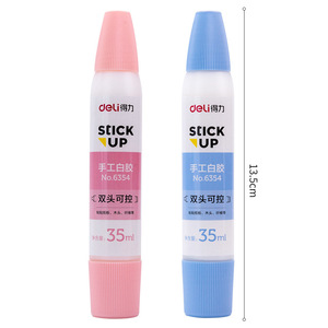 Deli Stick Up Craft Glue 35ml Double-ended Controllable Student Art Liquid Glue 24pcs Pack - Product Image 5