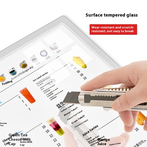 Moderno LED pubblicità scatola di luce per il latte negozio di tè luminoso verticale <span class=keywords><strong>Display</strong></span> Menu Rack listino prezzi Snack tavolo ordine Bar - Product Image 5
