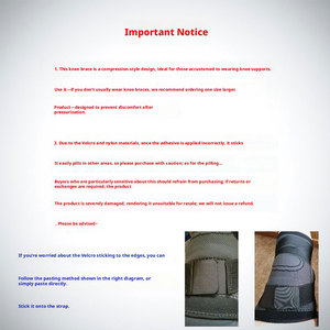 Genouillère de compression réglable respirante pour le basketball et la course à pied – Protection articulaire – Vente en gros personnalisée - Product Image 4