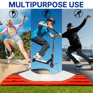 Rampe de skateboard gonflable portable en PVC de 6,7 m - Durable et imperméable pour les sports de <span class=keywords><strong>skate</strong></span>, les piscines, les marches de vélo, les atterrissages - Product Image 5