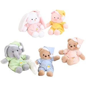 Nouveaux pyjamas Orun Orange Good Night brodés avec des jouets en peluche ours, lapin, éléphant, cochon, confortables pour l'accompagnement du sommeil, cadeau - Product Image 1