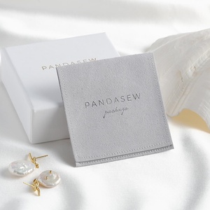PandaSew Hot Stamping Printed Custom Bracelet Packaging Jewelry Pouch <b>Gift</b> <b>Envelope</b> Microfiber Bag - Product Image 3