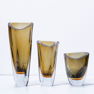 Venta al por Mayor de Floreros Modernos de Cristal Transparente con Formas Únicas, Decoración para Bodas, Tamaño Completo - Product Image 3