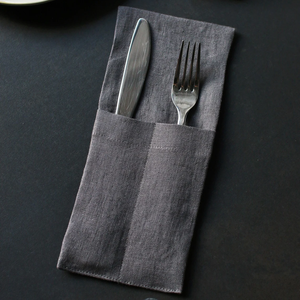 <span class=keywords><strong>Couverts</strong></span> en lin argenterie support <span class=keywords><strong>pochette</strong></span> pour 2 & 3 <span class=keywords><strong>couverts</strong></span> naturel délavé <span class=keywords><strong>pochette</strong></span> à <span class=keywords><strong>couverts</strong></span> Double porte-fourchette en lin doux - Product Image 3
