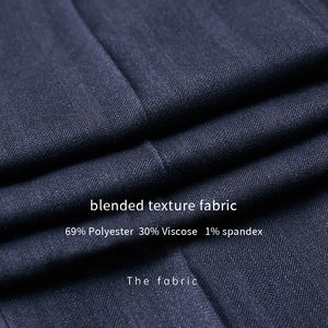 Traje de negocios y chaqueta para hombre, abrigo de 2 piezas, pantalones, ropa de boda formal, traje personalizado ajustado para hombre - Product Image 6