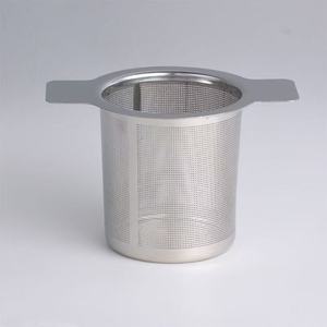 Infusore per Tè Portatile in Acciaio Inox Lucidato con Manico, Filtro Riutilizzabile per Caffè <span class=keywords><strong>e</strong></span> Tè Sfuso - Product Image 3