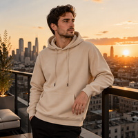 Sweat-shirt personnalisable en coton pur doublé polaire avec logo, chemise promotionnelle, uniforme de travail, sweat à capuche épais