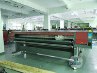 Impresora Digital de 3.2m con Cabezal de Impresión Konica 512i 1024i, Impresoras de Gran Formato con Tinta Eco Solvente para Pancartas Flexibles de Exterior en Venta