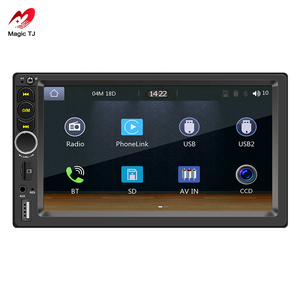 Radio Auto <span class=keywords><strong>MP5</strong></span> de 7'' con GPS, <span class=keywords><strong>Reproductor</strong></span> Estéreo Android de Doble DIN, Conexión USB, CarPlay, TV, 1 Año de Garantía, para Tablero de Auto, Venta al Por Mayor - Product Image 1