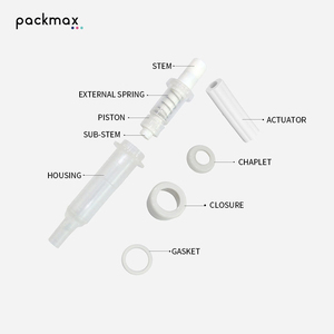 Saddle-shaped nozzle lotion pump — shampoo press head, shower gel pump head, external spring lotion pump head - Product Image 5