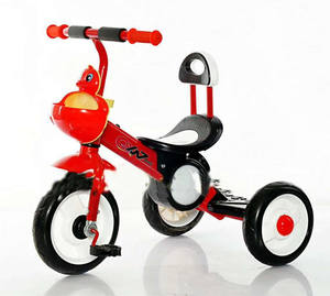 Поставка, низкая цена, детский трехколесный велосипед для девочек, высококачественный зеленый детский трехколесный велосипед для детей 1,5-5 лет с музыкой и светом - Product Image 2