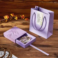 Nouvelle boîte d'emballage de bijoux rectangulaire de style chinois en film PE anti-oxydation haut de gamme pour bracelets, lunettes et montres Modèle 06