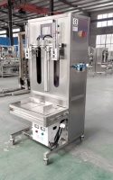 Machine de remplissage semi-automatique d'huile de cuisson, pompe distributrice de liquide, machine de remplissage de liquide à 2 buses