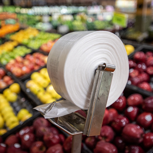 HDPE Clear Star Sealed Produce Roll <b>Bag</b> for Fruits and Vegetables <b>Pack</b> - Product Image 4