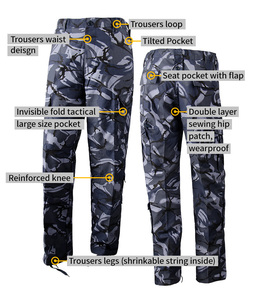 Uniforme de formation de sécurité à manches longues ACU de camouflage de marine britannique - Product Image 5