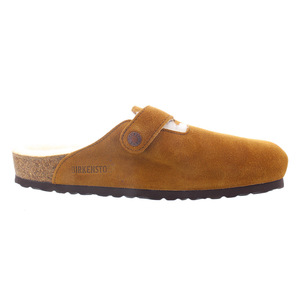 Birkenstock Boston <b>Shearling</b> Unisex Clogs Mink Color Soft Fleece Lining Comfortable Indoor Outdoor Wear - Product Image 2