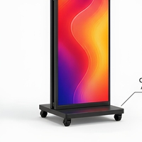 Display LED Pieghevole 640x1920 P2 con Controllo WiFi e Ruote