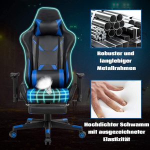 Silla Gamer <span class=keywords><strong>de</strong></span> Cuero Sintético PU Negra y Morada, Silla VR Ajustable, Giratoria y Reclinable, <span class=keywords><strong>con</strong></span> Reposacabezas Acolchado <span class=keywords><strong>con</strong></span> Diseño <span class=keywords><strong>de</strong></span> Diamantes, Almohada Lumbar y Ruedas - Product Image 6