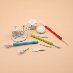 Artecho Hotsale Lot de 9 couteaux à sculpter en plastique vibrant <span class=keywords><strong>pour</strong></span> la <span class=keywords><strong>sculpture</strong></span> en poterie <span class=keywords><strong>pour</strong></span> la modélisation en <span class=keywords><strong>argile</strong></span> polymère Fournitures d'art colorées - Product Image 2