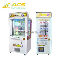 Machine d'arcade à griffes ACS Prize Claw, borne de jeu à plusieurs fentes avec distribution de cadeaux, certification CE, fonctionnement à monnayeur, prise en charge japonaise/espagnole