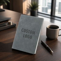 Carnet en cuir PU rigide personnalisé avec logo, formats A5, B5, A6, gravure laser ou gaufrage, journal d'affaires exécutif, livre de planification, faible MOQ 100